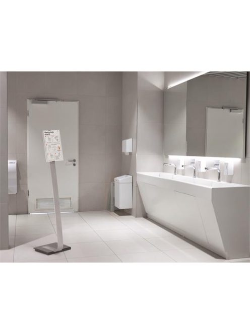 DURABLE Padlóállvány, A3, DURABLE "INFO SIGN", ezüst