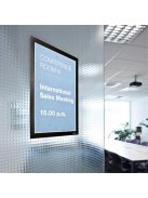 DURABLE Infokeret, A4, öntapadó háttal, DURABLE "DURAFRAME®", fekete