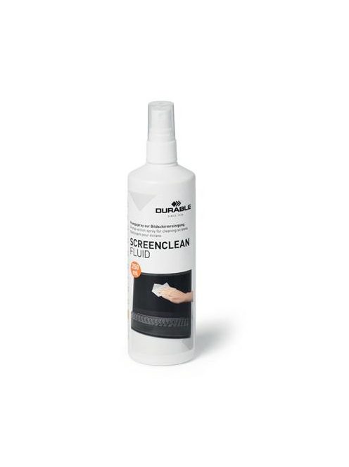 DURABLE Tisztítófolyadék, képernyőhöz, spray, 250 ml, DURABLE "SCREENCLEAN® FLUID"