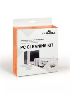   DURABLE Tisztító szett, műanyag felületre, képernyőhöz, DURABLE
