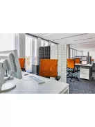 DURABLE Könyökalátét, lekerekített sarkok, 500x650 mm, PP, DURABLE, áttetsző