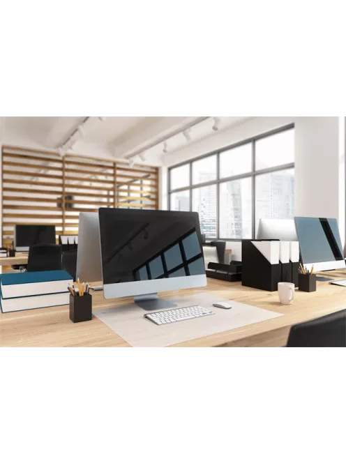 DURABLE Könyökalátét, lekerekített sarkok, 500x650 mm, PP, DURABLE, áttetsző