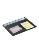 DURABLE Könyökalátét, 650x520 mm, éves kalendárral, DURABLE, áttetsző