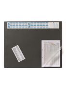 DURABLE Könyökalátét, 650x520 mm, éves kalendárral, DURABLE, áttetsző