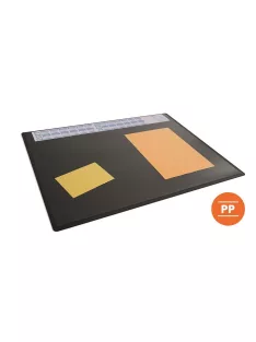   DURABLE Könyökalátét, 650x500 mm, éves naptárral, DURABLE, fekete