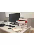 DURABLE Irattároló, műanyag, 5 fiókos, DURABLE "VARICOLOR® 5", fehér