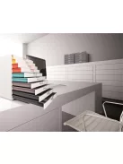 DURABLE Irattároló, műanyag, 10 fiókos, DURABLE "VARICOLOR® 10", fehér