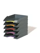 DURABLE Irattálca szett, műanyag, 5 részes, DURABLE "VARICOLOR® 5"