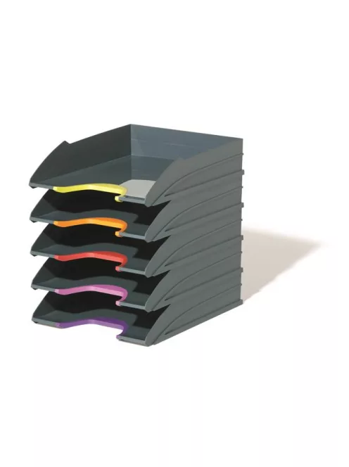 DURABLE Irattálca szett, műanyag, 5 részes, DURABLE "VARICOLOR® 5"