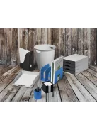 DURABLE Írószertartó, műanyag, DURABLE, "ECO", kék