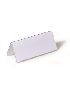 DURABLE Névtábla tartó, asztali, 61/122x150 mm, DURABLE