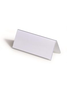 DURABLE Névtábla tartó, asztali, 61/122x150 mm, DURABLE