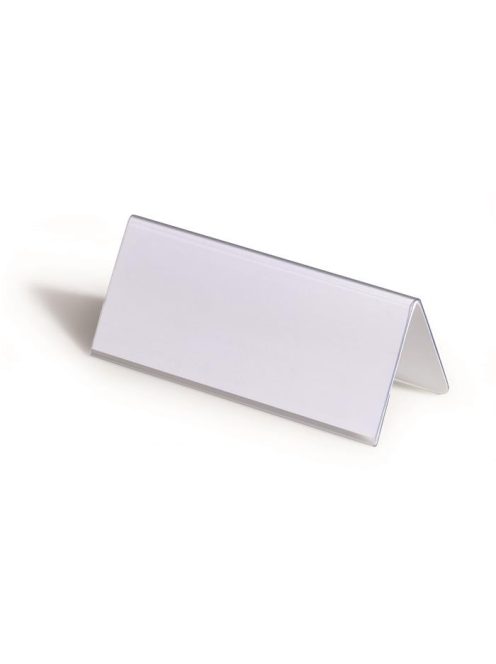 DURABLE Névtábla tartó, asztali, 61/122x150 mm, DURABLE