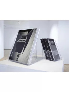   DURABLE Prospektustartó, asztali és fali, A4, DURABLE "COMBIBOXX", áttetsző