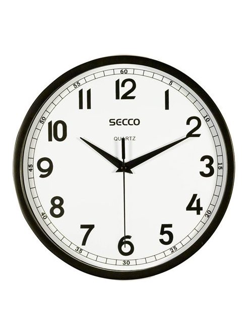 SECCO Falióra, 24,5 cm,  SECCO, fekete