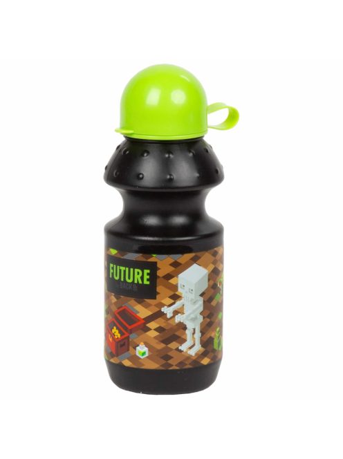 Minecraft mintás kulacs, 330 ml, BKDF35, Game, fekete