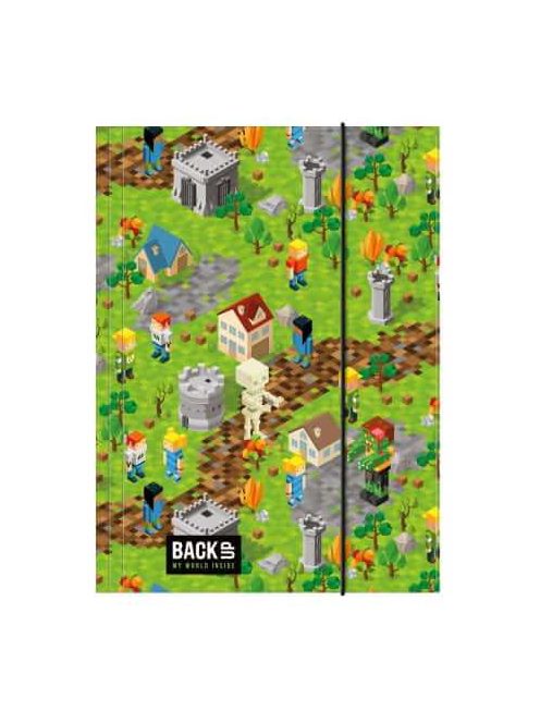 Minecraft mintás gumis mappa A/4, Backup A61, Game Level, 2024