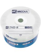 MYMEDIA DVD-R lemez, 4,7 GB, 16x, 50 db, zsugor csomagolás, MYMEDIA (by VERBATIM)