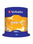 VERBATIM DVD-R lemez, AZO, 4,7GB, 16x, 100 db, hengeren, VERBATIM