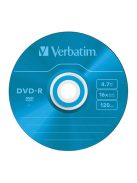 VERBATIM DVD-R lemez, színes felület, AZO, 4,7GB, 16x, 5 db, vékony tok, VERBATIM