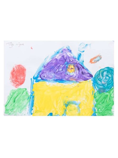 Ujjfesték HAPPY INGREDIENTS, 250 ml, fehér