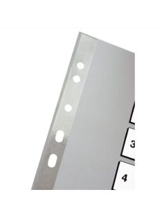 ESSELTE Regiszter, műanyag, A4, 1-10, ESSELTE,szürke