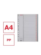 ESSELTE Regiszter, műanyag, A4, 1-31, ESSELTE, szürke