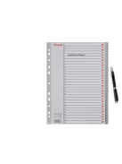 ESSELTE Regiszter, műanyag, A4, 1-31, ESSELTE, szürke