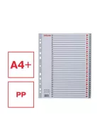 ESSELTE Regiszter, műanyag, A4 Maxi, 1-31, ESSELTE, szürke