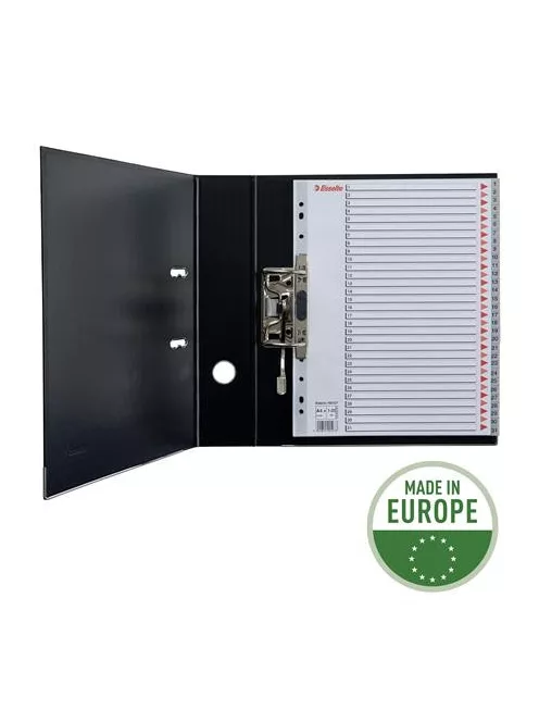 ESSELTE Regiszter, műanyag, A4 Maxi, 1-31, ESSELTE, szürke