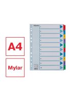 ESSELTE Regiszter, karton, A4, 1-10, ESSELTE "Mylar"