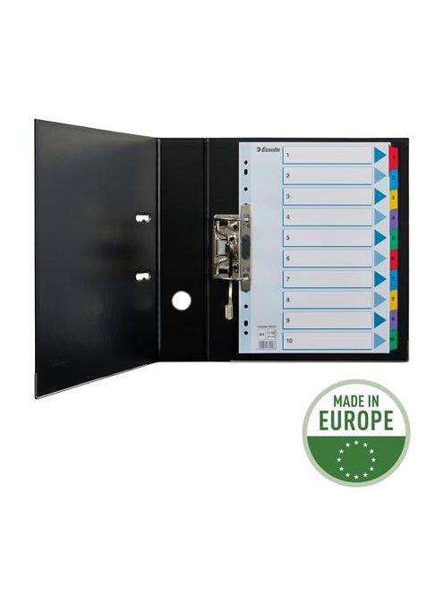 ESSELTE Regiszter, karton, A4, 1-10, ESSELTE "Mylar"