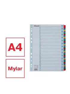   ESSELTE Regiszter, karton, A4, 1-31, ESSELTE "Mylar"