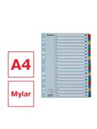 ESSELTE Regiszter, karton, A4, A-Z, ESSELTE "Mylar"