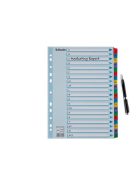 ESSELTE Regiszter, karton, A4, A-Z, ESSELTE "Mylar"