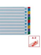ESSELTE Regiszter, karton, A4, A-Z, ESSELTE "Mylar"