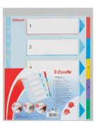 ESSELTE Regiszter, laminált karton, A4 maxi, 1-5, újraírható, ESSELTE