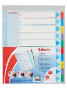 ESSELTE Regiszter, laminált karton, A4 Maxi, 1-10, újraírható, ESSELTE