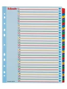 ESSELTE Regiszter, laminált karton, A4 Maxi, 1-31, újraírható, ESSELTE