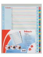 ESSELTE Regiszter, laminált karton, A4 Maxi, 1-31, újraírható, ESSELTE