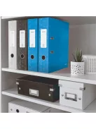 LEITZ Iratrendező, 80 mm, A4, karton, LEITZ "180 Wow", kék