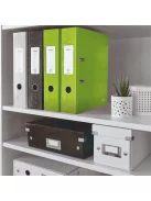 LEITZ Iratrendező, 80 mm, A4, karton, LEITZ "180 Wow", zöld