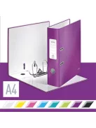 LEITZ Iratrendező, 80 mm, A4, karton, LEITZ "180 Wow", lila