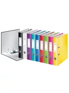 LEITZ Iratrendező, 52 mm, A4, karton, LEITZ "180 Wow", piros