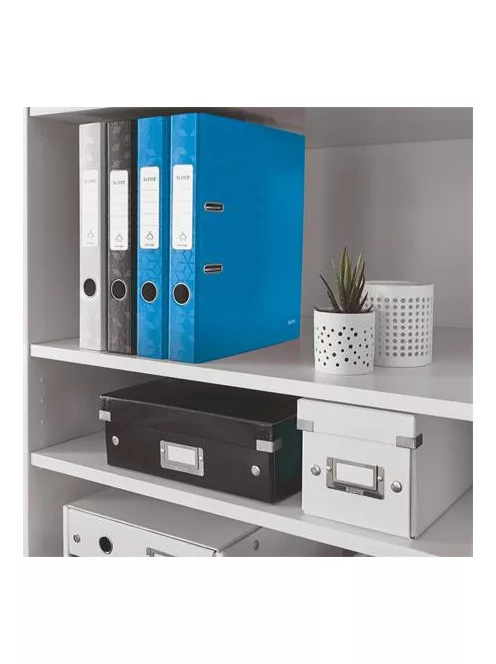 LEITZ Iratrendező, 52 mm, A4, karton, LEITZ "180 Wow", kék