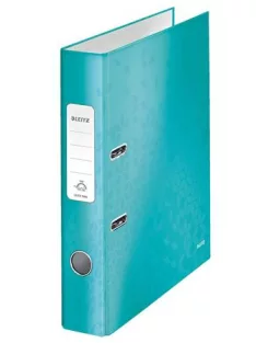   LEITZ Iratrendező, 52 mm, A4, karton, LEITZ "180 Wow", jégkék