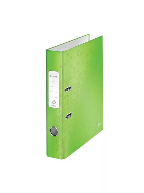 LEITZ Iratrendező, 52 mm, A4, karton, LEITZ "180 Wow", zöld