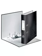 LEITZ Iratrendező, 52 mm, A4, karton, LEITZ "180 Wow", fekete
