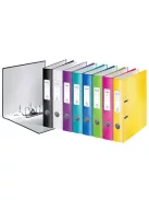 LEITZ Iratrendező, 52 mm, A4, karton, LEITZ "180 Wow", fekete