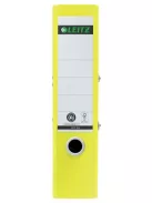 LEITZ Iratrendező, 80 mm, A4, karton, újrahasznosított, LEITZ "180 Recycle", sárga